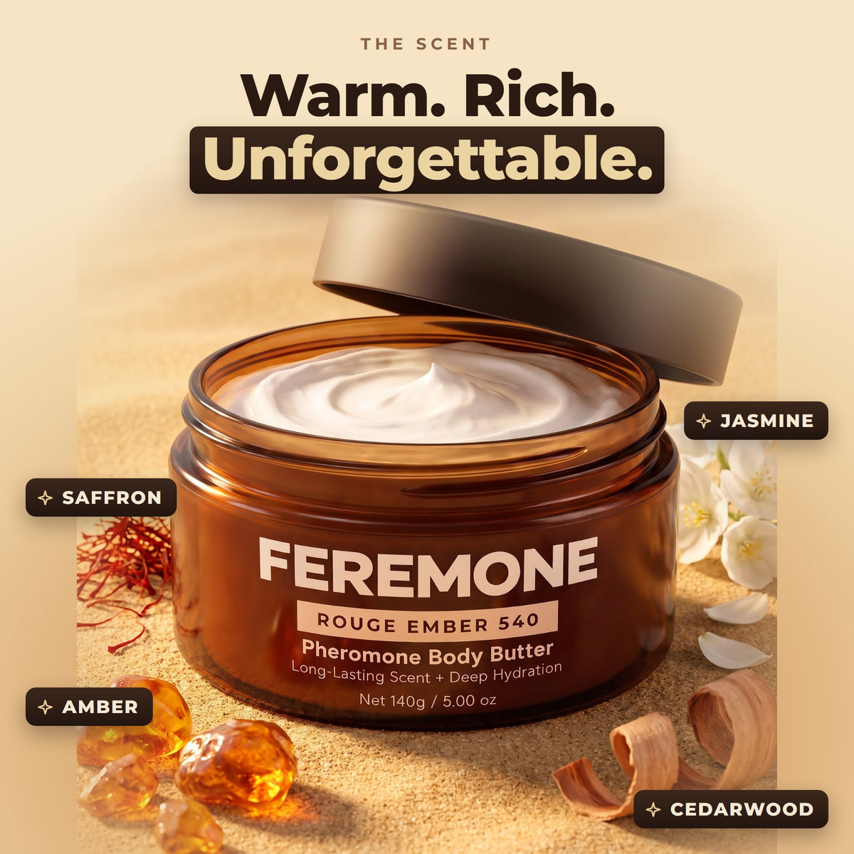 Rouge Ember 540 Pheromone Body Butter