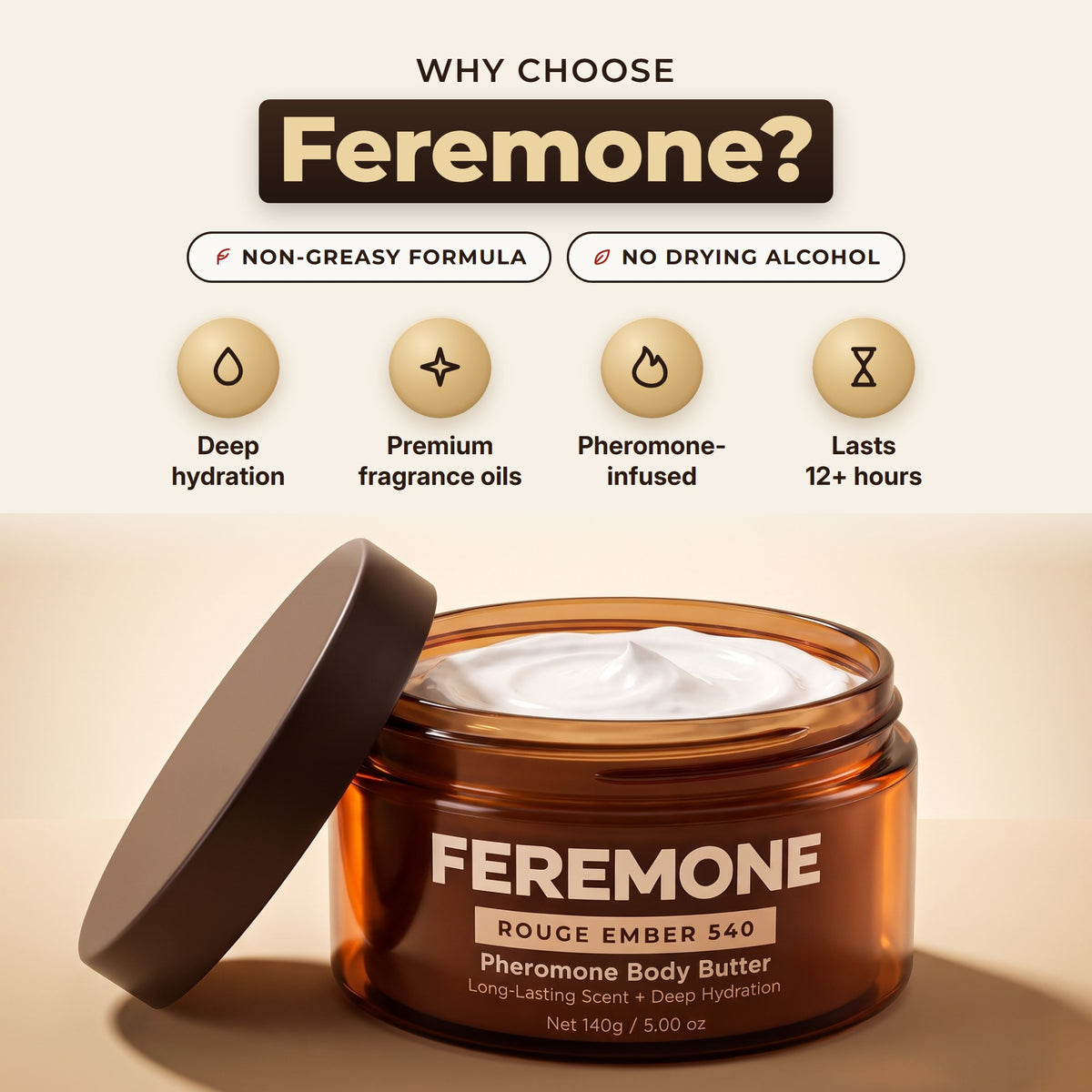 Rouge Ember 540 Pheromone Body Butter